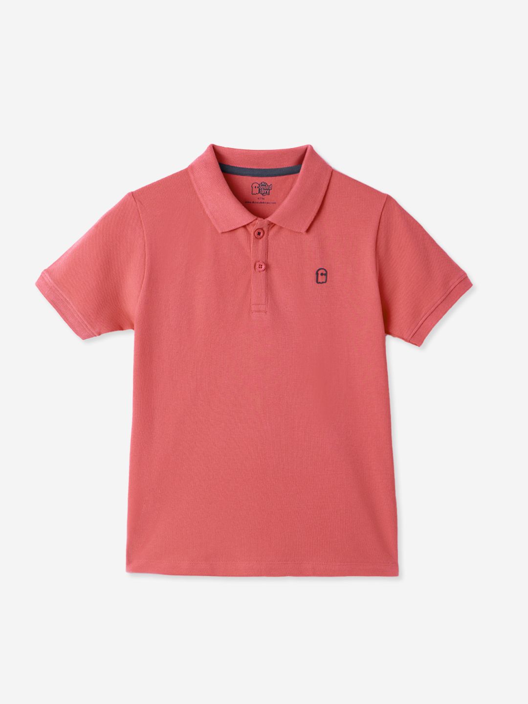 Solids: Mustard and Watermelon (Pack of 2) Boys Cotton Polo T-Shirts (2-8 Yrs) online